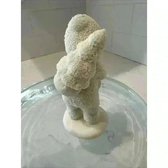 Department 56 Snowbabies Holding Small Tree With One On Back Christmas Winter - Picture 6 of 11